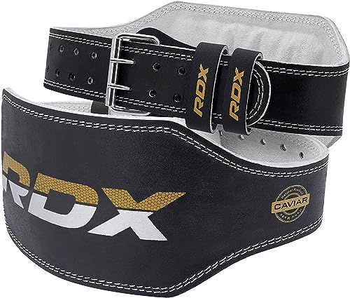 RDX 6 Powerlifting Wildleder Gewichthebergürtel Gepolstert Gürtel