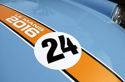 eBay.Service.Core.Soap.StringCollection LE Mans 24 Stunden & KLASSISCH 2016 ORANGE Motorhaube Streifen Sticker Aufkleber