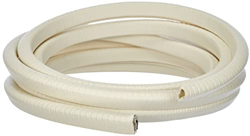 EUTRAS [3m] Kantenschutz 1-4,5 mm weiß – hält ohne Kleber – perfekt für Bleche und Arbeitsschutz – schützt und entschärft Kanten – Industriequalität Made in Germany