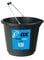 OX Trade 15L Black Bucket