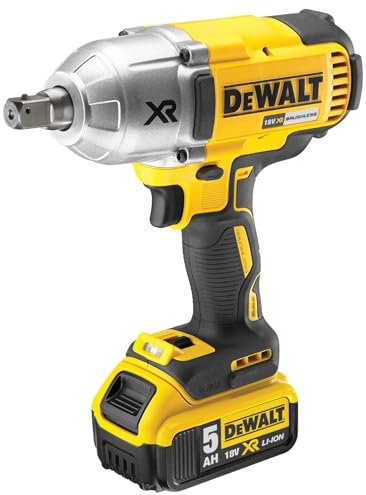 DEWALT DCF899P2-GB - Avvitatore a percussione 950 Nm + 2 batterie 18 V 5 Ah Li-Ion + valigetta