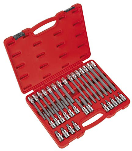 SEALEY Ribe Sockel Bit Set 32pc 1/2SQ DRIVE