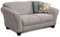 CAVADORE 2-Sitzer Gootlaand / Großes Sofa im Landhausstil / Mit Federkern / 163 x 89 x 84 / Hellgrau