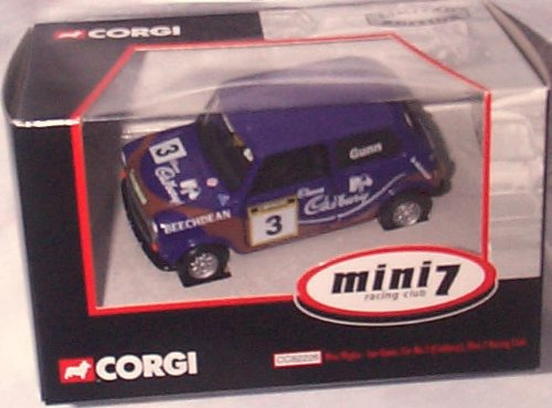 corgi mini miglia cadbury lan gunn racing club limited edition 1.36 scale diecast model