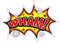 NetSpares 1 x Aufkleber Wham! Spruch Comic Boom Bang Bazinga Sticker Tuning Decal Fun Gag