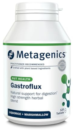 Metagenics Gastroflux, GutGard DGL Liquorice & Glycine - 120 Tablets