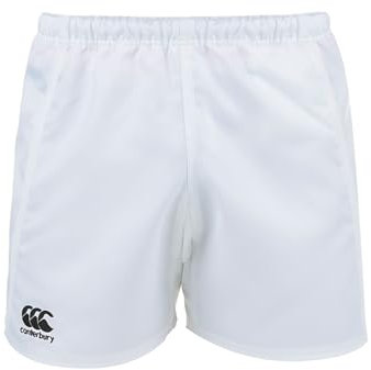 Canterbury Men's Advantage Rugby Shorts, White, Large, E523487-989