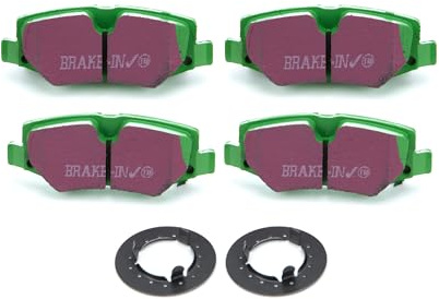 EBC Brakes DP61799 6000 Series Greenstuff Truck and SUV Rear Brake Pad
