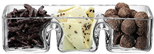 LSA International Piatto Trio per Servire, 5.2 Inches