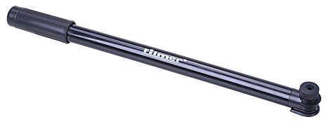 Fahrrad Pumpe, Fahrrad-Luftpumpe für alle Ventile, Luftpumpe schwarz 39cm, F-45125
