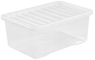Whatmore UK - Storage boxes with lids (plastic, 45 litre)