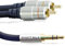 CableMountain 0.5m RCA to 3.5mm Cable - Phono to Mini Headphone Jack - Gold Plated Male-to-Male Phono to 3.5mm Jack Cable | Stereo Y Splitter RCA Cables for Turntable, TV and Speakers