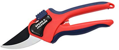 Spear & Jackson 6059BS Razorsharp Advantage Medium Bypass Pruning Shear, Blue