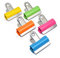 Rapesco RCB30COL Pinzas Clips de 30 mm, Capacidad hasta 85 Hojas, Colores Surtidos, Paquete de 10