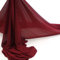 TOLKO Chiffon Stoff Meterware für Rock Bluse Tücher | Halb transparent knitterarm weich fallend | leicht wie Tüll Voile Dekostoff für Gardine Vorhang Sichtschutz Stoffe zum Nähen Meterware (Bordeaux)
