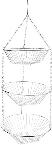 Kela 49552 Drahtetagere Loop, Chrom Silber, 30 x 30 x 73 cm