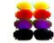Galaxylense Verres de Rechange pour Oakley Jawbone 4 Paires Polarisé 100% UV-A/B - Transparent, 62x1.5x38 mm - Lunettes de Soleil Modernes pour Conducteurs Adultes Unisexes