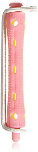Efalock Professional Permstyler, kurz 8 mm, rosa/ gelb, (1 x 12 Stück)