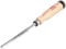 Stubai 353003 Swedish Type Special Wood Chisel with Wooden Handle, Beige/Silver, 8 mm