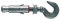 Fischer Tasselli in Acciaio per Carichi Pesanti SLM 8 G con gancio (50 Pz.)