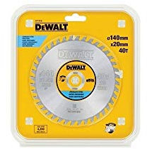 Dewalt Metal Circular Saw Blade, 140/20, 40TFZ and 10 Degrees for Stainless Steel, DT1918-QZ