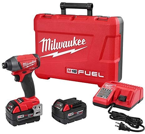 Milwaukee 2753-22 M18 Fuel 1/4 Hex Imp Driver Kit W/2 Xc Bat
