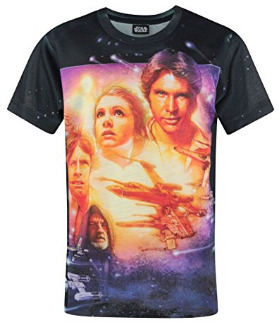 Star Wars A New Hope Sublimation Short Sleeve Boy's T-Shirt