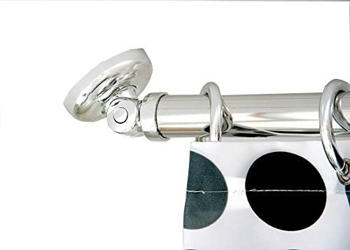 Chrom Glänzend Schrägwand Adapter Schrägwandhalter Ø28 Duschvorhangstange Winkelstange Dach