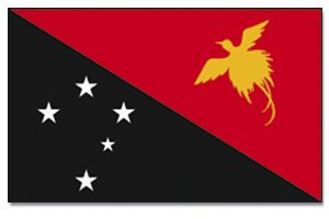 Outdoor - Hissflagge Papua Neuguinea 90 * 150 cm Flagge