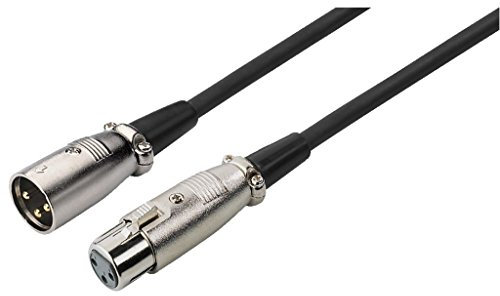 Img Stage Line MEC-190/SW Mikrofonkabel (XLR-Stecker / XLR-Kupplung) 2m schwarz