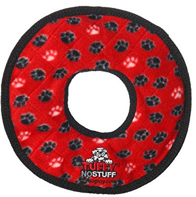 Tuffy No Stuff Ultimate Ring Paw, Red