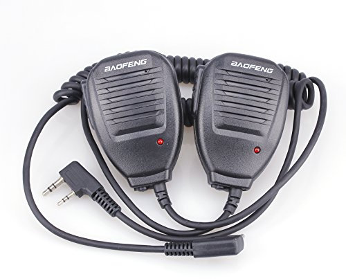 2 microfoni per radio dual band BAOFENG UV-5R Plus/UV-5RE Plus/UV-5RA/UV-5RE/BF-888S.