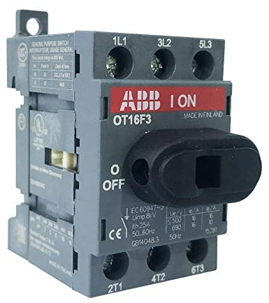 abb-entrelec OT16 °F3 – Schalter secciónador 3 pol 25 A 16/16 A/A