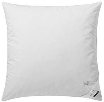 Billerbeck Kopfkissen E04 Gold Edition 15 mit Fester Stützkraft - 80 x 80 cm - für Allergiker geeignetes Daunenkissen mit weichem Bezug