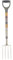 Spear & Jackson 1561BF Neverbend Stainless Border Fork, Blue