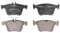 Bosch BP1503 Bremsbeläge - Hinterachse - ECE-R90 Zertifizierung - vier Bremsbeläge pro Set