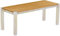Esstisch Rio Kanto 200x80 cm Shabby Platte Honig Pinie Massivholz Größe und Farbe wählbar Esszimmertisch Küchentisch Holztisch Echtholz vorgerichtet für Ansteckplatten Tisch ausziehbar Brasilmöbel