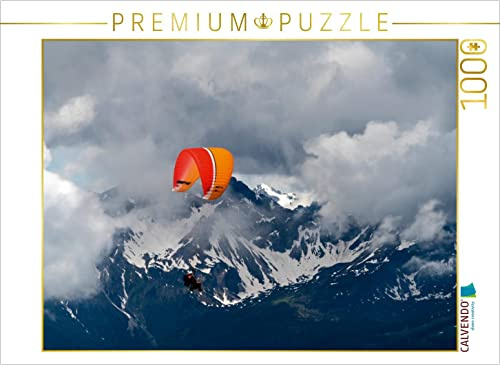 Puzzle · Paragliding im Allgäu 1000 Teile Puzzle quer | 1000 Teile · Lege-Größe 64 × 48 cm · CALVENDO Puzzle