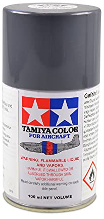 TAMIYA 86504 AS-4 Grau-Violett matt (Luftwaffe) 100ml - Sprühfarbe für Plastikmodellbau, speziell für Flugzeugmodelle, Modellbau und Bastelzubehör