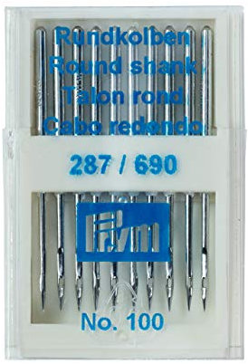 Prym 152286 Nähmaschinennadeln 287(690) Rundkolben, 100