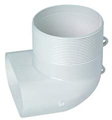 coude mixte - vertical - 40 x 100 - equivalence 80 mm - aldes 11023002