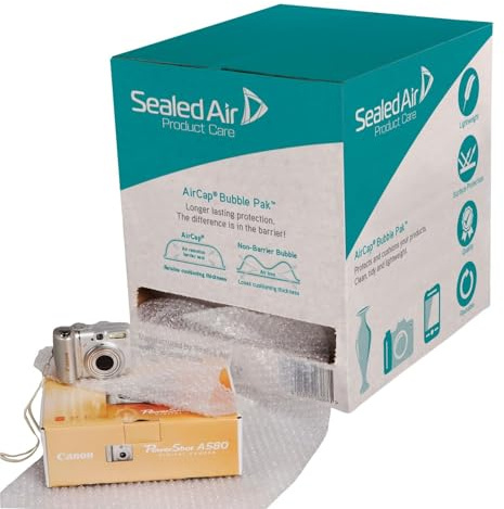 Sealed Air 100739637 Luftpolsterfolie im Spenderk. transp. 300mmx50m