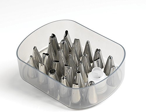 Mastrad F38401 Lot de 26 Douilles à Pâtisserie INOX
