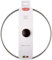 Ballarini Salento Glasdeckel mit Edelstahlrand, 32 cm, Glas, grau