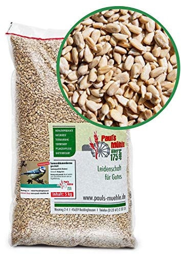 Paul´s Mühle Sonnenblumenkerne für Vögel, geschält, Neue Ernte 2024, 5 kg