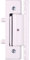Mila Ideal Upvc Butt Door Hinge 110mm Long Flat Plate in White