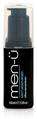 men-ü MATT FACE MOISTURISER up to 120 applications Ultra-Concentrate Mens Moisturiser -Use on the Face and Neck for Matt/Smooth & Firm Surface, 1 count