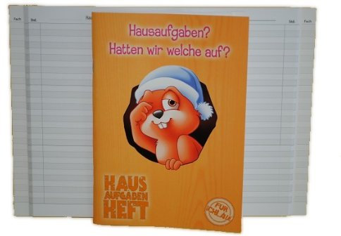 alles-meine.de GmbH Hausaufgabenheft Eichhörnchen Schule Grundschule Vorschule Heft Schulanfang
