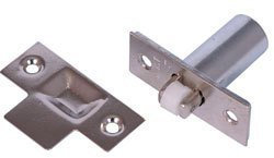 Excel Hardware Adjustable Roller Mortice Door Catch / Latch 38mm - Nickel Plated