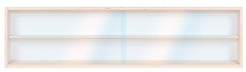 Alsino V-110.2A Vitrine Spur HO & N Regal H0 110 cm mit Nuten